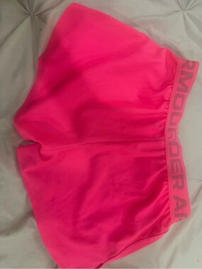 Under Armour Women's Vibrant Pink Athletic Shorts